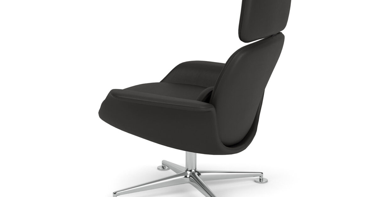 Trellis | KN02 Swivel and Reclining High Back Lounge Chair